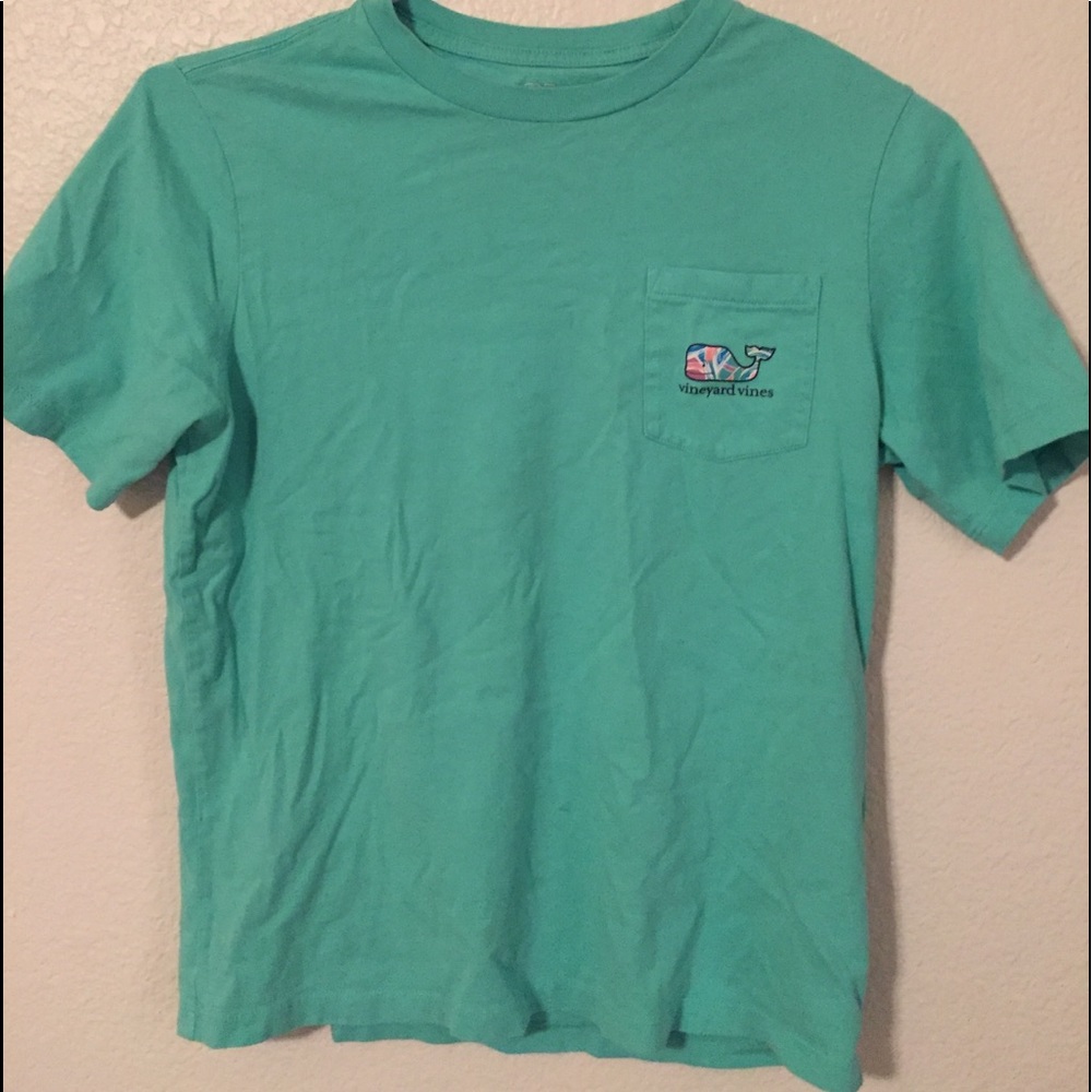 •Unworn Turquoise Vinyard Vines Tee•